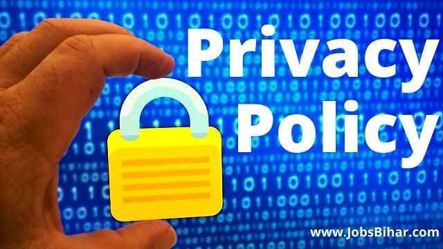 JobsBihar Privacy Policy Page
